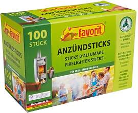100 Anzündsticks Kaminanzünder Anzünder Grill