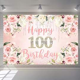 100. Geburtstag Deko Frau, Happy 100th Birthday
