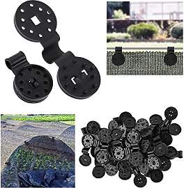 100 PCS Shade Cloth Plastic Clips,Schattiernetze