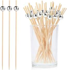 100 Stk Cocktailspieße,Holz Cocktail