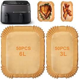 100 Stück Airfryer Backpapier für Philips Dual
