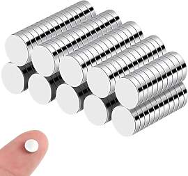 100 Stück Magnete Klein, 6mm Neodym Magnete Stark 