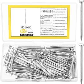 100 Stück Stahlnägel Set, Nails, Nägel Wand,