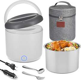 100W Elektrische Lunchbox Erwachsene, 1.2 L Thermo 