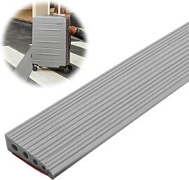100x8x2CM Schwellenrampe, Türschwellenrampen, PVC 