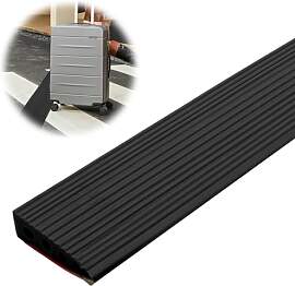 100x8x2CM Schwellenrampe, Türschwellenrampen, PVC 
