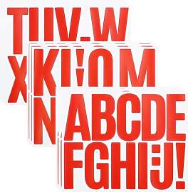 108 Stücke Buchstaben Aufkleber,9 Blätter 3 Zoll 