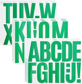 108 Stücke Buchstaben Aufkleber,9 Blätter 3 Zoll 