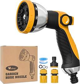 10-Funktionen Gartenbrause, Hochdruck Handbrause