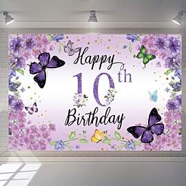 10. Geburtstag Deko Mädchen, Happy 10th Birthday