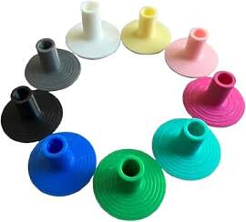 10 Halter für Gartenfackel, Mehrfarbig, DIY