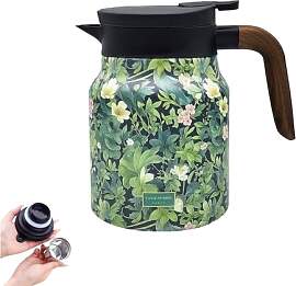 1,0L Tee Thermoskanne mit Siebeinsatz, Edelstahl