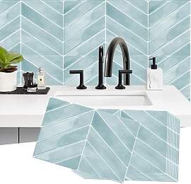 10PCS 3D Vinyl Klebefliesen, 29 x 23 cm