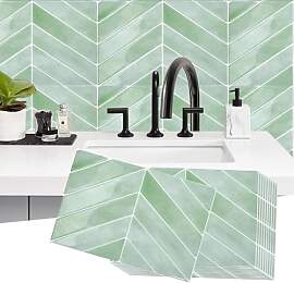 10PCS 3D Vinyl Klebefliesen, 29 x 23 cm