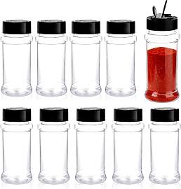10 PCS Gewürzgläser, Gewürzstreuer Leer 100ml