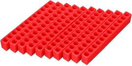 10 Stück 12 Löcher Bit Organizer Red Bithalter