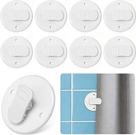 10 Stück Duschvorhang Clips Selbstklebend Und