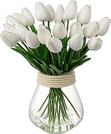 10 Stück Künstliche Blumen Unechte Blumen Tulpe