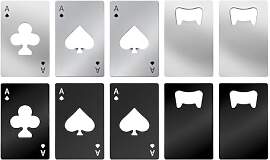 10 Stück Pokerflaschenöffner Set Edelstahl,
