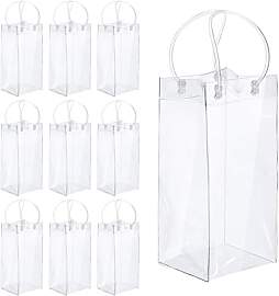 10 Stück Transparente Flaschenkühler,