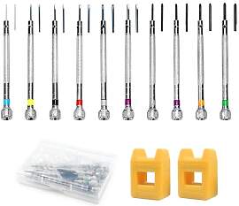 10 Stück Uhrmacher Schraubendreher Set mit