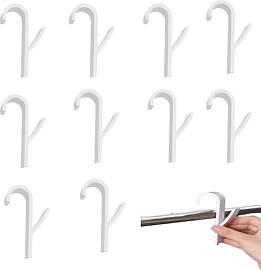 10 Stück Weiß Haken für