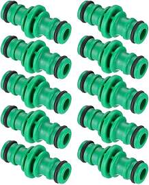 10x Doppelstecker, Gartenschlauch