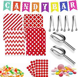 110 Stück Candy Bar Zubehör,Enthält 100 Candy