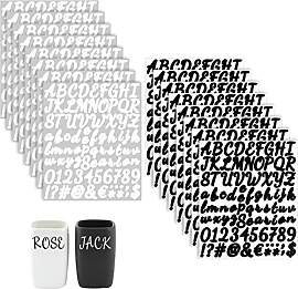 1176 Stück Selbstklebende Buchstaben Nummern