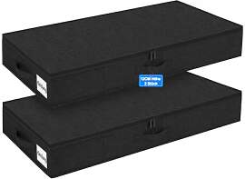 12 cm Hohe 40L Unterbettkommode, Faltbare