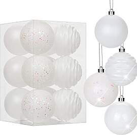 12er-Set 8cm Christbaumkugeln Set