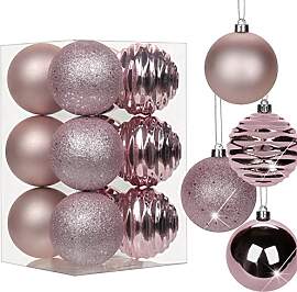 12er-Set 8cm Christbaumkugeln Set