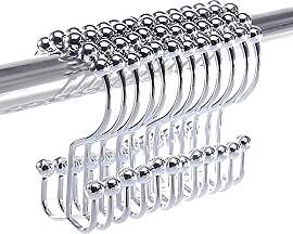 12 extra große Doppel Duschvorhangringe aus