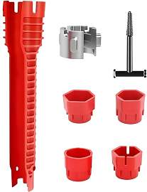 12-in-1 Armaturenschlüssel Set für Wasserhahn,