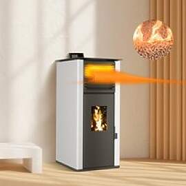 12 kW Pelletofen für Wohnzimmer, geräuschloser