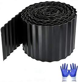 12M Rasenkante Cortenstahl 15cm hoch, Flexibel
