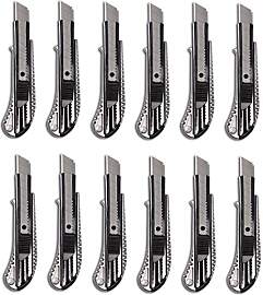 12 Stück Alu Druckguss Cuttermesser mit 18mm