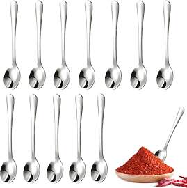 12 Stück Kaffeelöffel, Espressolöffel 7,5cm,