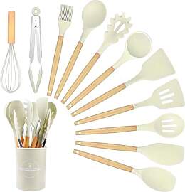 12 Stück Küchenhelfer Set, Silikon