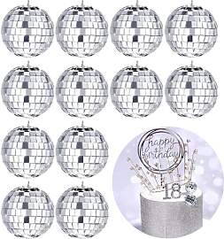 12 Stück Mini Discokugel Deko, Discokugel Klein,