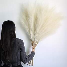 12 Stück Pampasgras Künstlich Groß,115CM