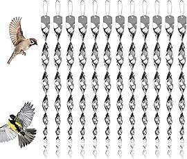 12 Stück Reflektierende Windspirale Vogelschreck, 