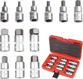 12-teiliges Steckschlüssel-Satz 1/2" mit