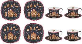 12 tlg. Kaffeeservice GINGERBREAD
