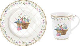 12tlg. Kaffeeservice SPRING BLOOM Ostereier mit