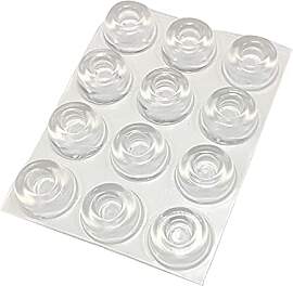 12X Gummifüße Selbstklebend, Gumminoppen Bumper