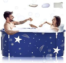 140cm Tragbare Faltbare Badewanne Mit