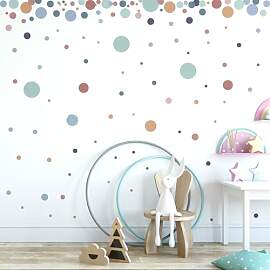 140 Stck. Wandsticker Kinderzimmer, Wandtattoo