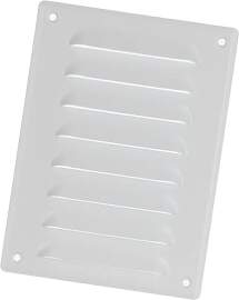 140x190mm Lüftungsgitter - Weiß Abluftgitter mit 