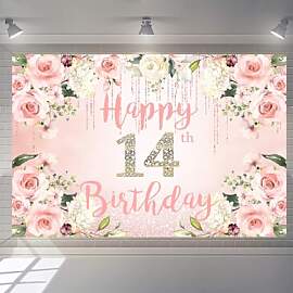 14. Geburtstag Deko Mädchen, Happy 14th Birthday